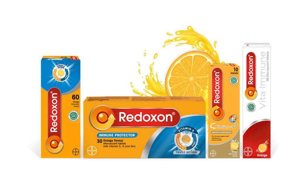 Redoxon and Redoxitos vitamin supplements for kids and adults