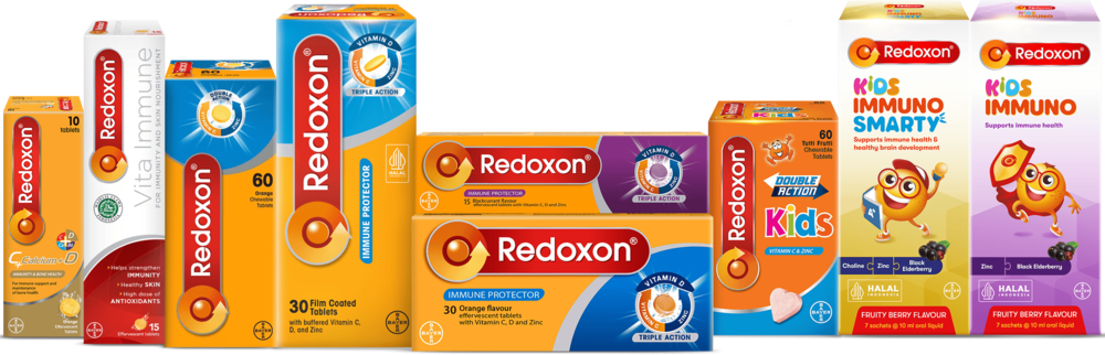 Redoxon and Redoxitos vitamin supplements for kids and adults